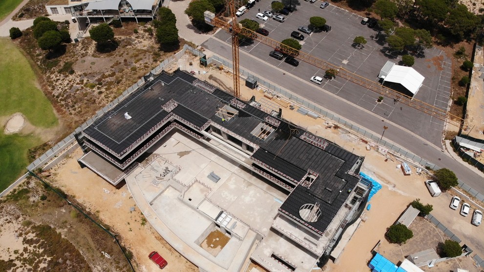 Rozostavaný dom Cristiana Ronalda v obci Cascais.