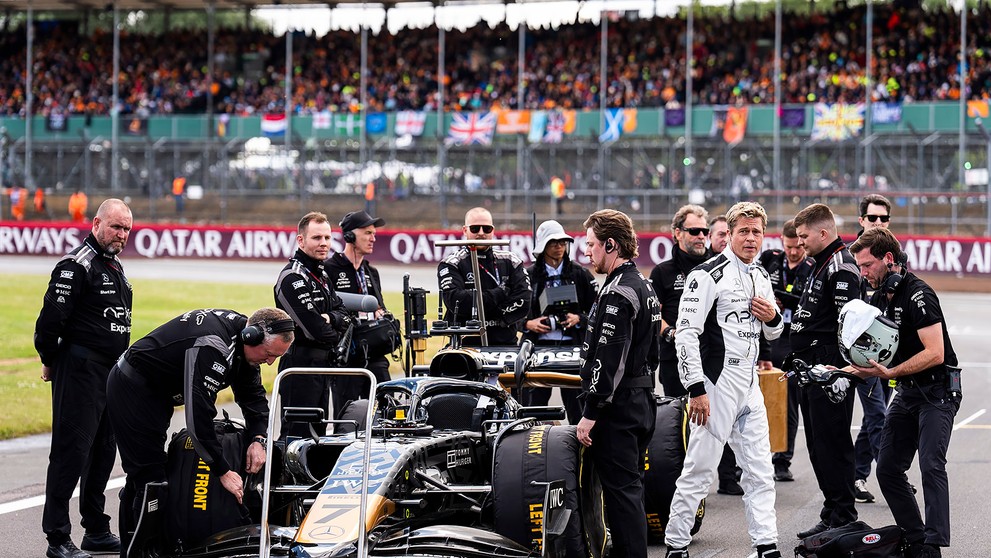 Brad Pitt točil film.