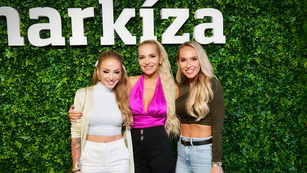 Lucia Mokráňová na media párty TV Markíza