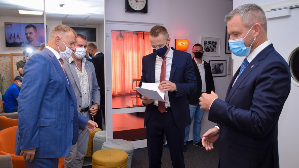 Peter Pellegrini a Boris Kollár.