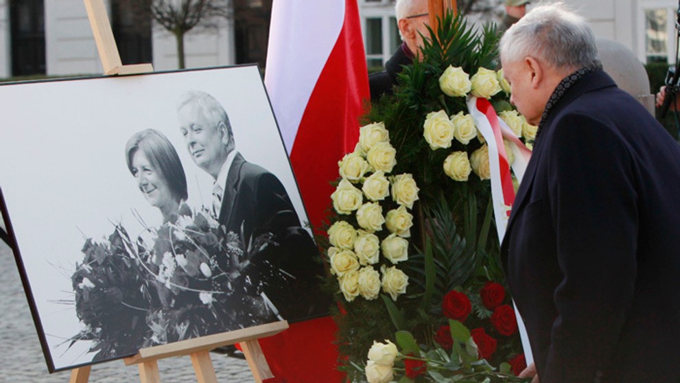 Brat zosnulého exprezidenta Lecha Kyczynského - Jaroslav si uctil jeho pamiatku