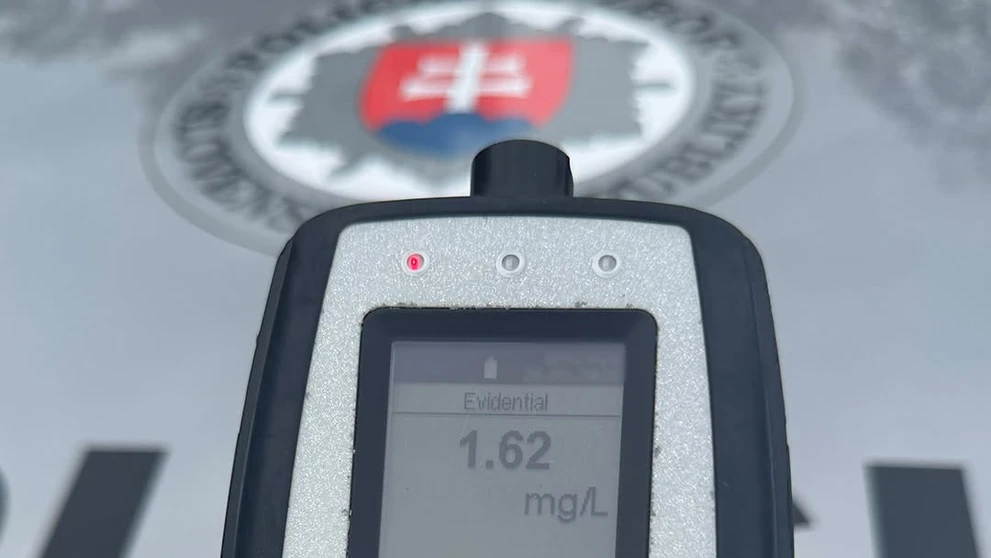 Vodič nafúkal 3,38 promile