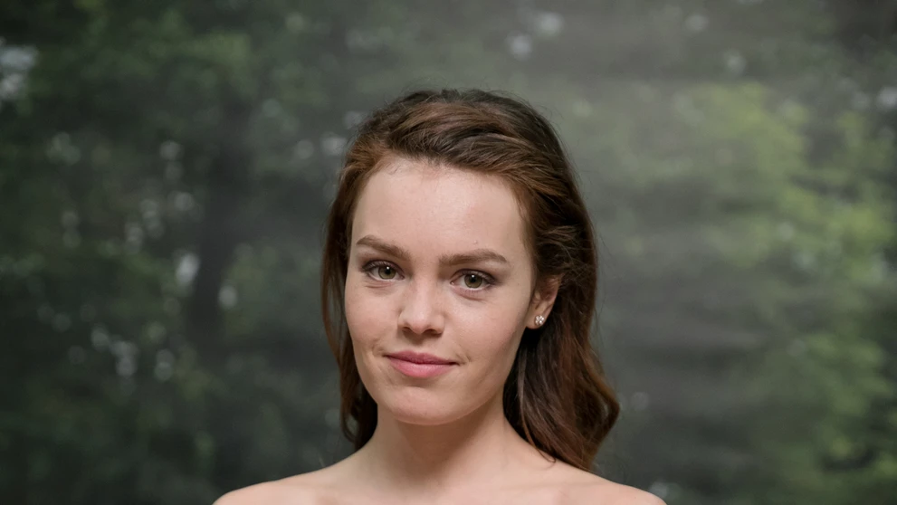 Mary Havranová ako nevesta