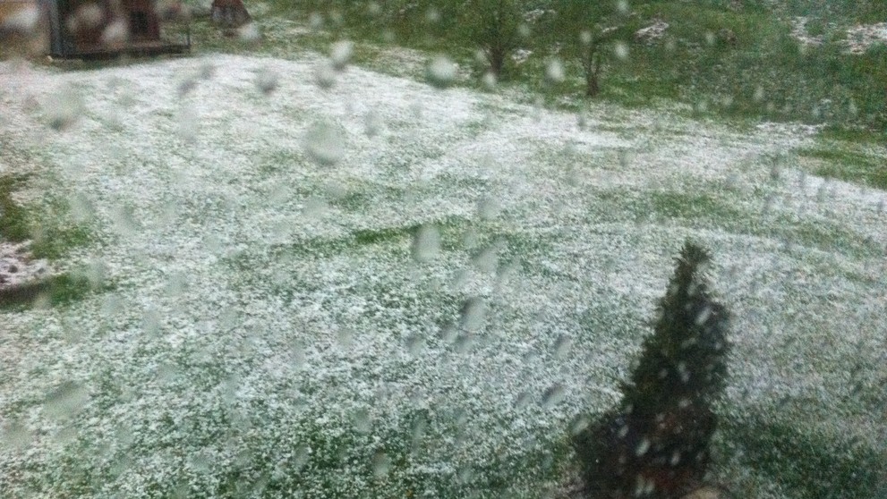 Búrka v obci Fričovce