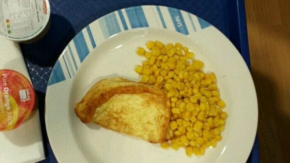 Mamička odfotila túto vysušenú omeletu na novorodeneckom v Northumberlande.