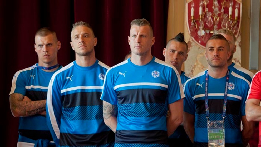 Martin Škrtel, Kornel Saláta, Ján Ďurica, Marek Hamšík a Stanislav Šesták.