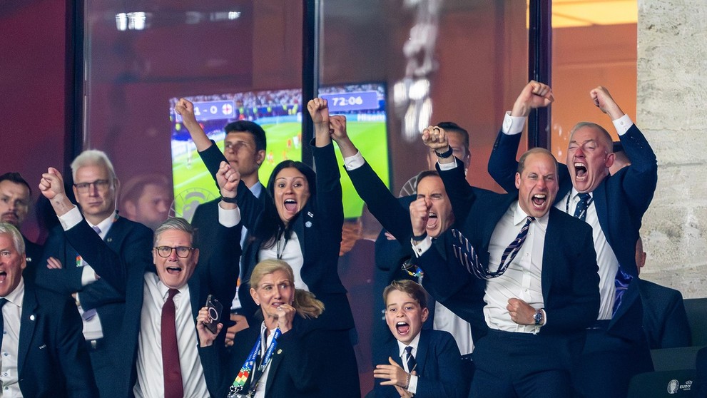 Princ William a jeho syn princ George