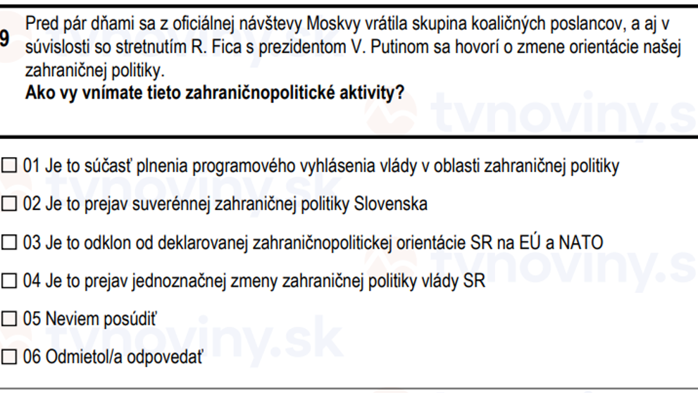 Otázky, ktoré sa pýta Štatistický úrad SR