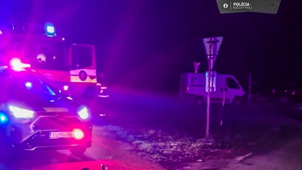 Nehoda motorkára v Košickom kraji.