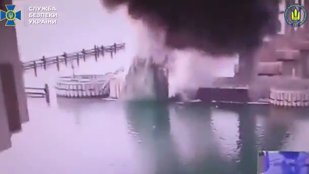 Výbuch Kerčského mosta