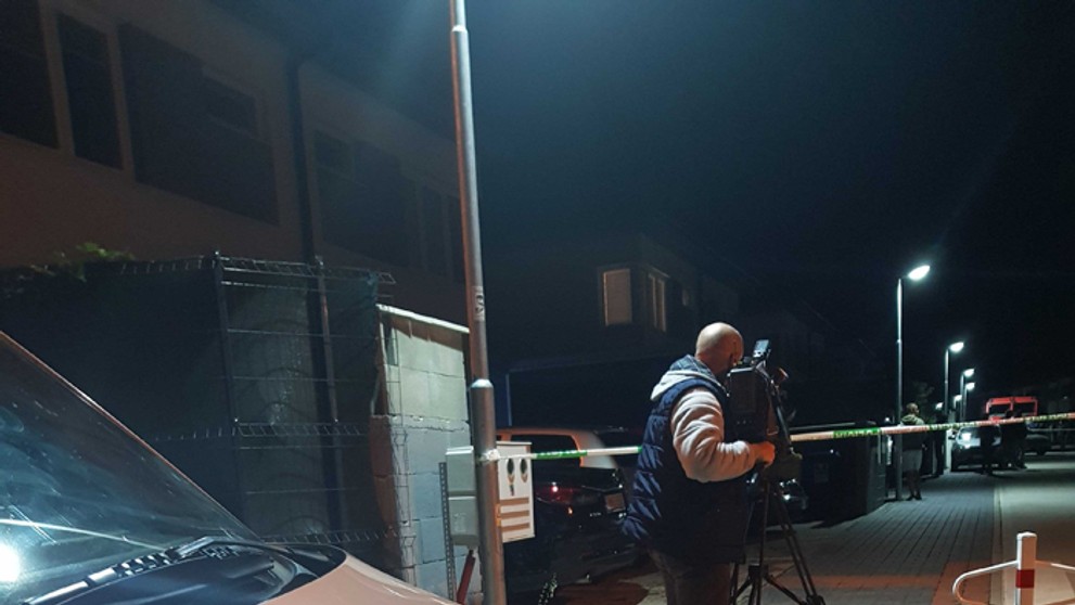 Uzavretá Ulica Jamnických, kde býva prezidentka Zuzana Čaputová.