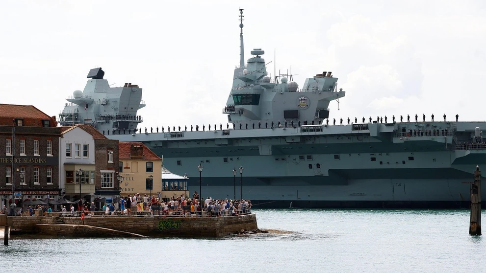HMS Prince of Wales.