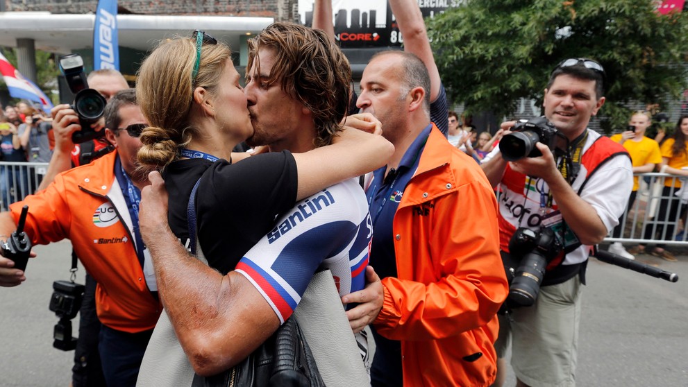 Peter Sagan s priateľkou Katkou.