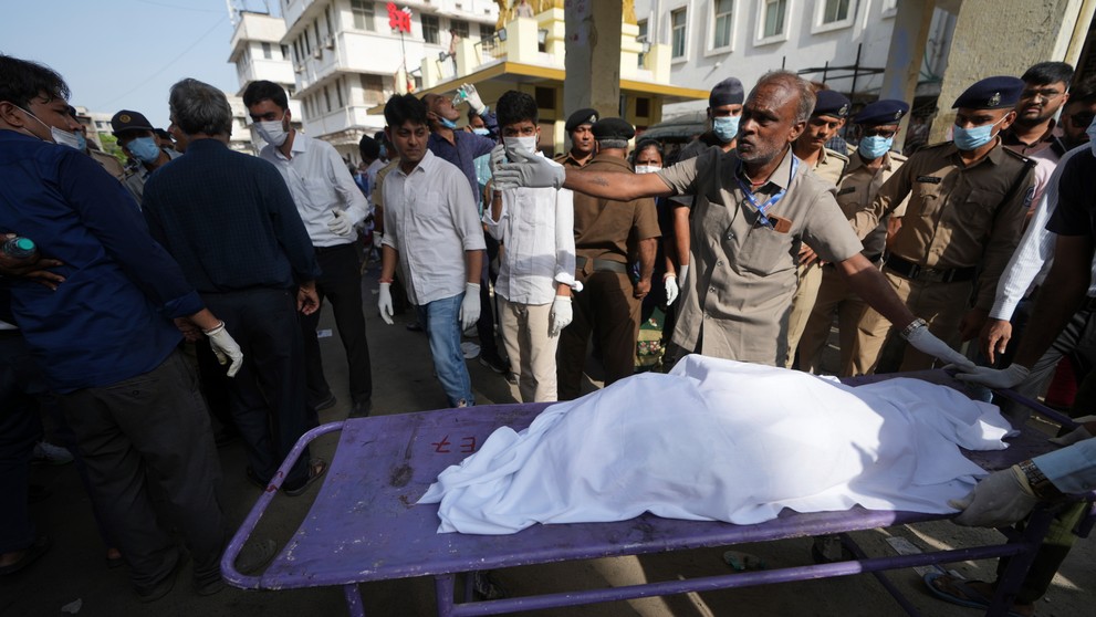 India pád lietadla. 