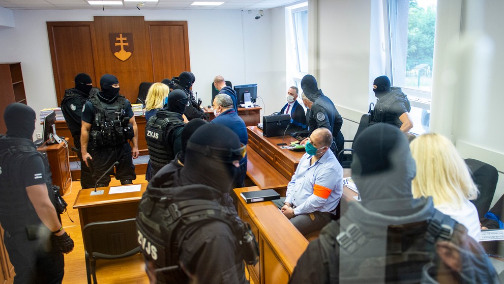 Na snímke obvinený Roland Szamaranský.