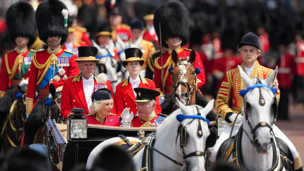 Trooping The Colour.