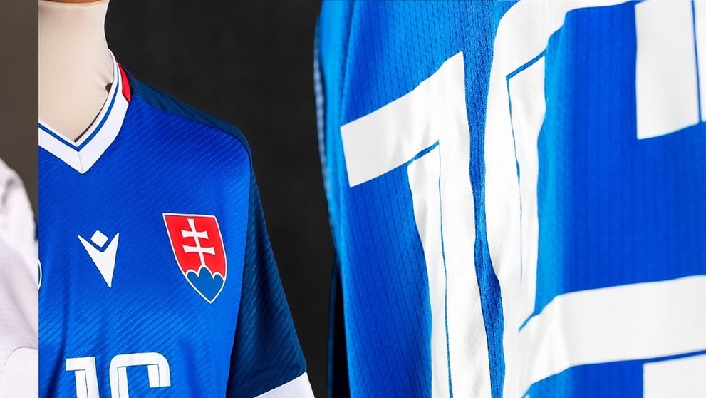 Nové dresy slovenskej futbalovej reprezentácie.
