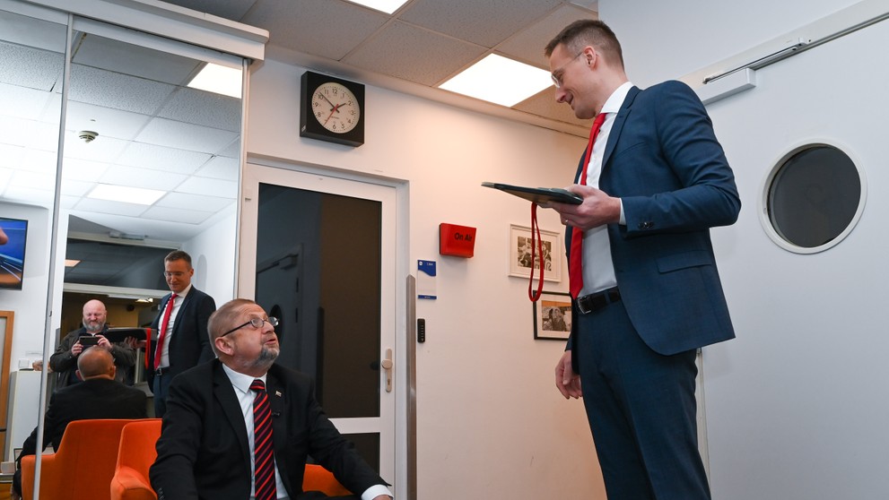 Štefan Harabin v relácii Na telo plus.