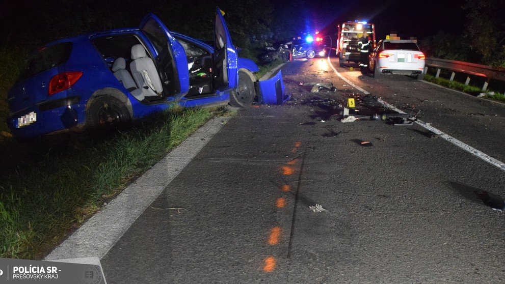 Čelná zrážka na východe Slovenska