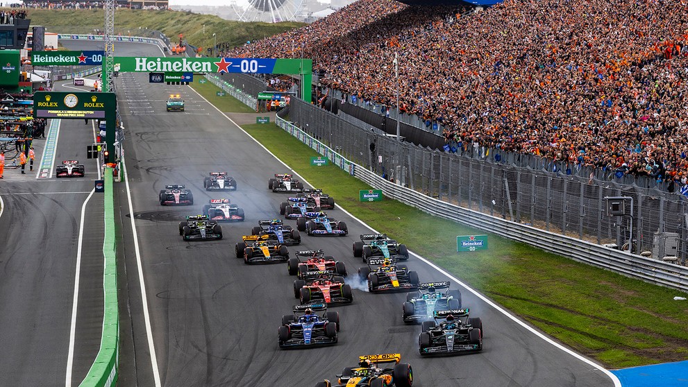 Štart Veľkej ceny Holandska.