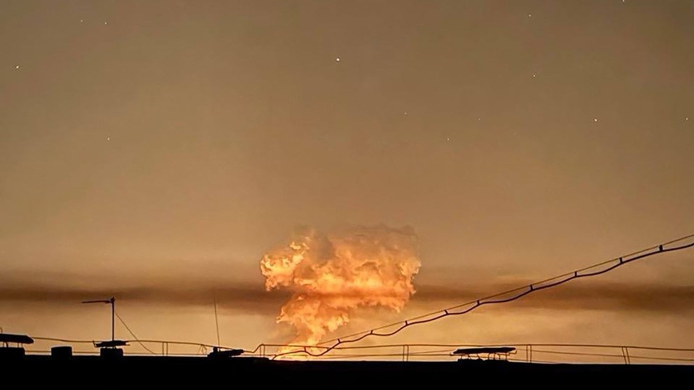 Výbuch čerpacej a meracej plynovej stanice v Sudži.
