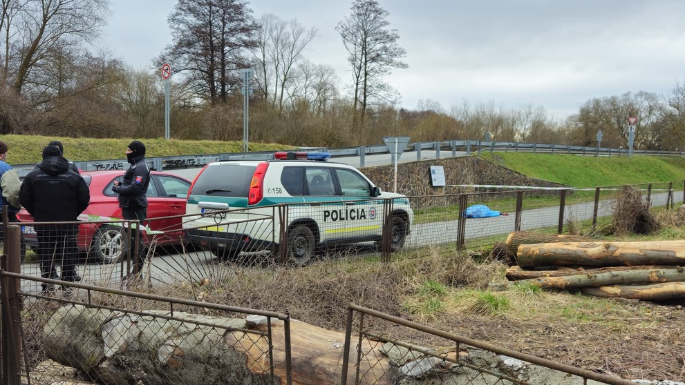 Na mieste je viacero policajtov.