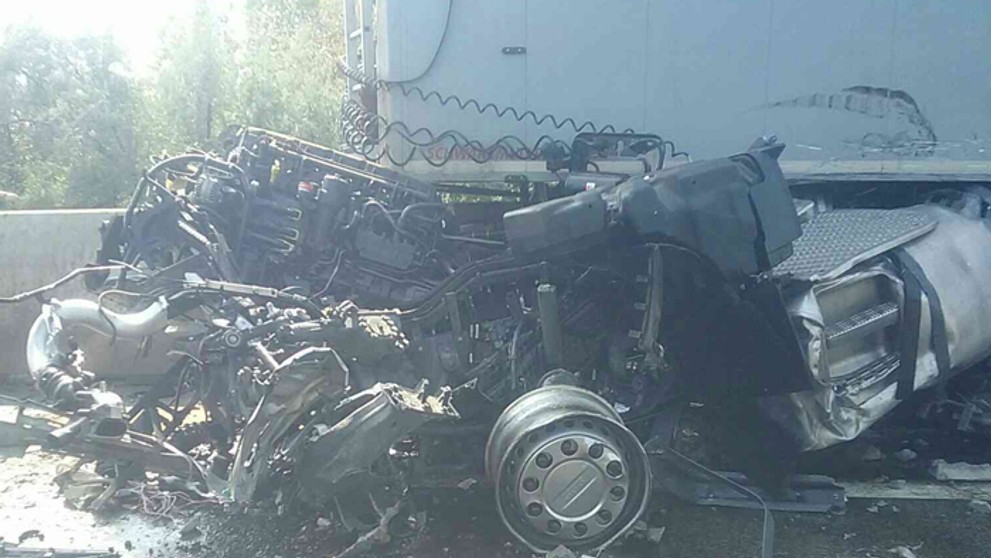 Nehoda na D1 pri Červeníku.