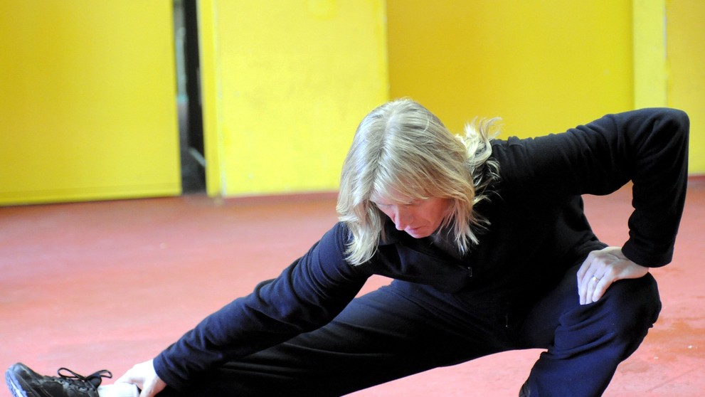 Jozef Sabovčík na rozcvičke