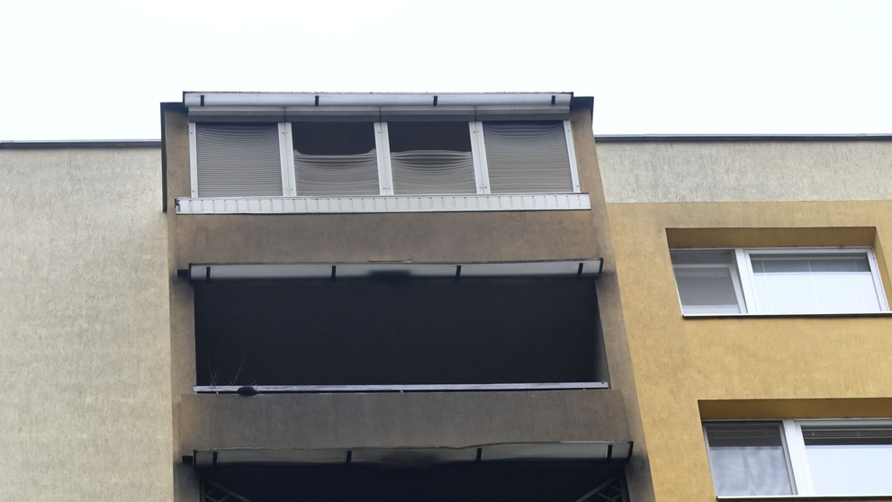 Požiar v bytovke v Prešove