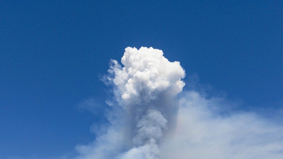 Výbuch Etny na Sicílii