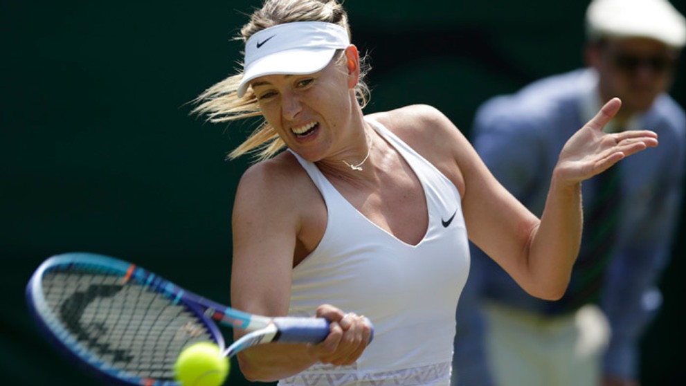 Mária Šarapovová na Wimbledone.