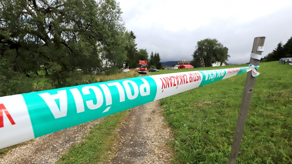 Zábery z miesta nešťastia.