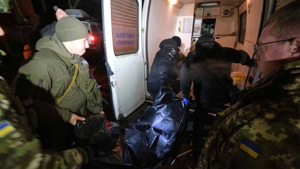 Raketový útok v Krematorsku.