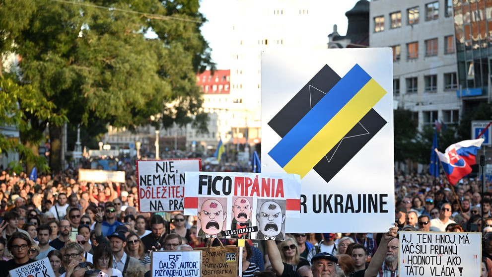 Protest v Bratislave 11.9.2025