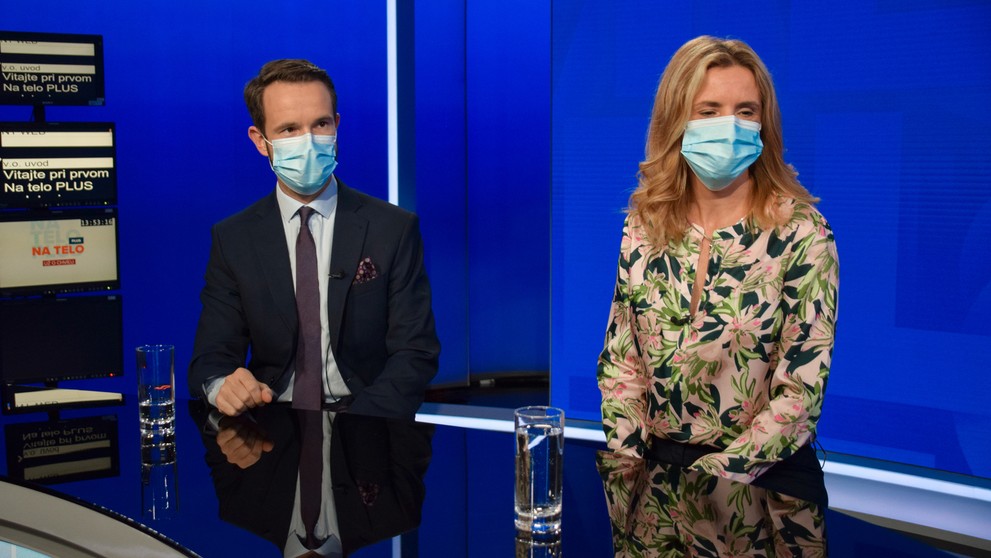 Peter Sabaka a Alena Koščálová v Na telo plus.