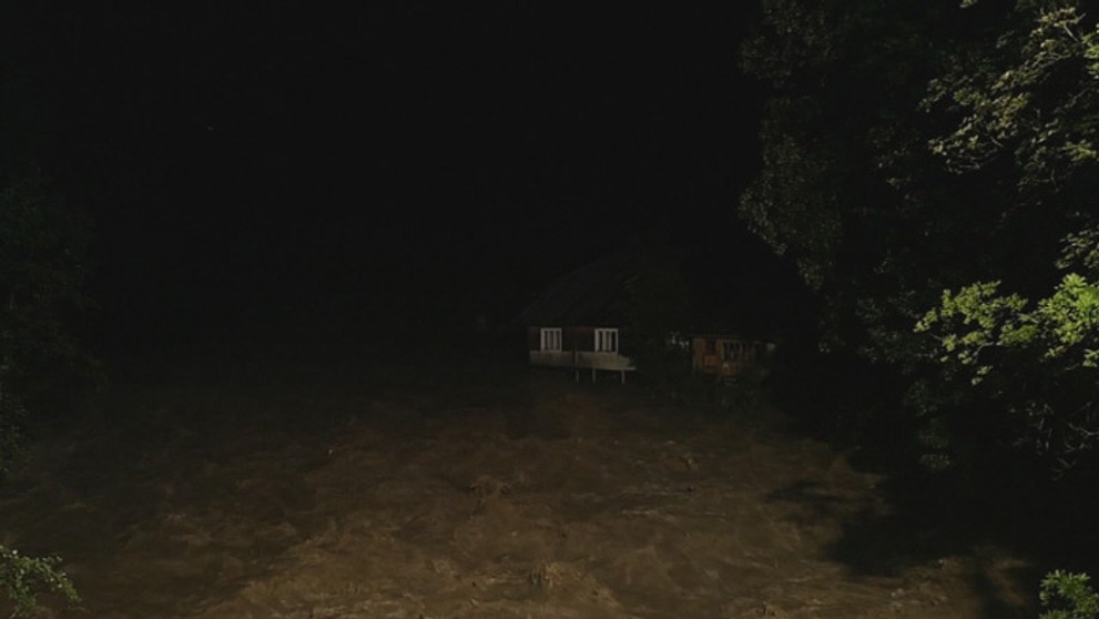 Povodeň v Starej Lesnej.