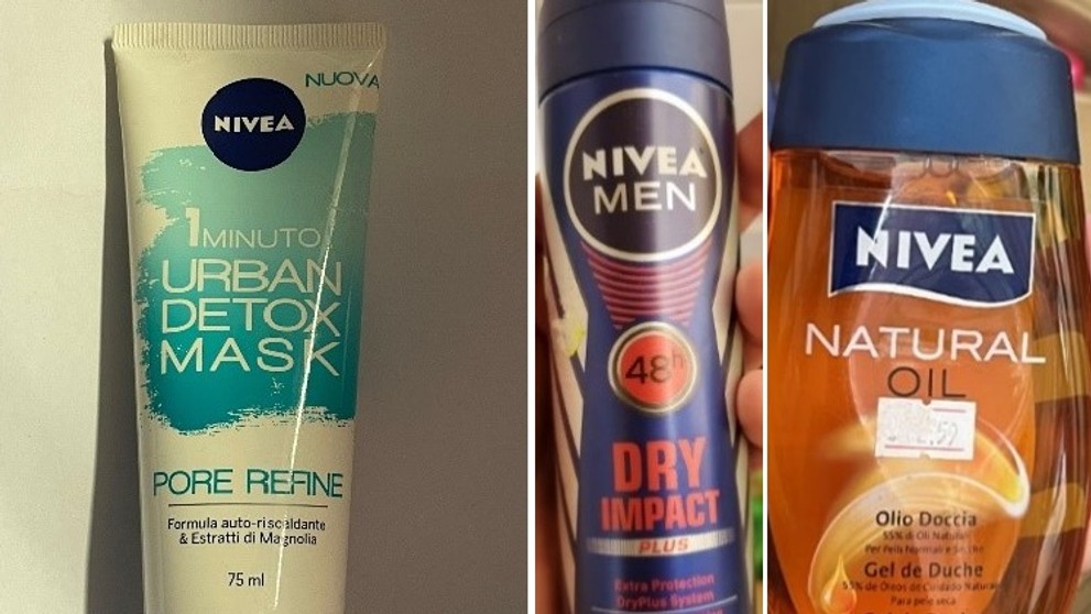 Nebezpečná kozmetika značky Nivea.