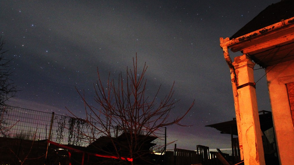 Polárna žiara na Slovensku.