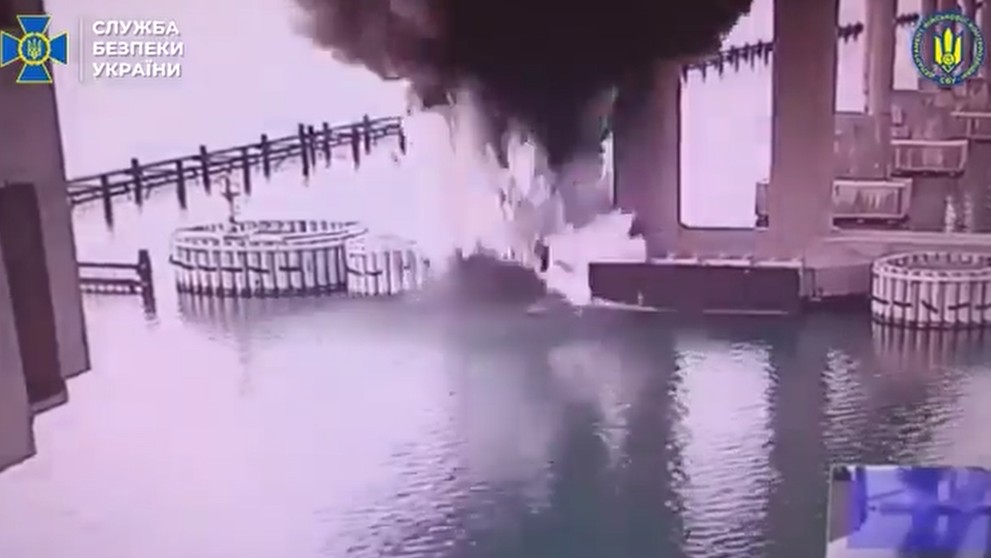 Výbuch Kerčského mosta