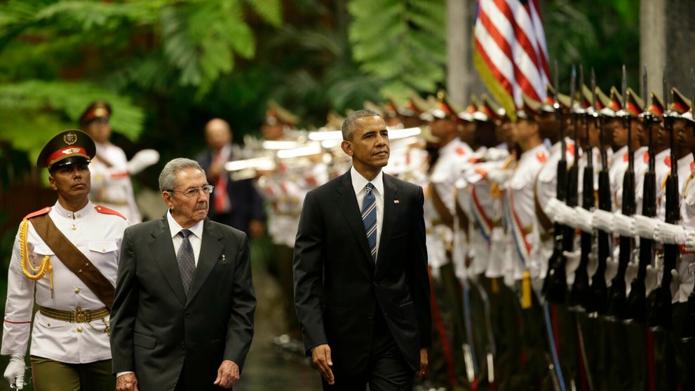 Barack Obama sa stretol s Raúlom Castrom