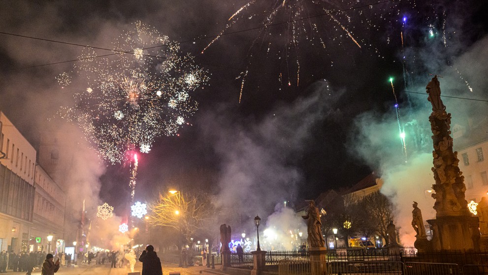 Oslavy Nového roka v Košiciach