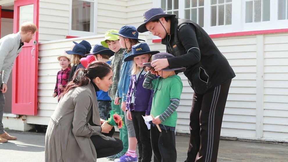 Meghan Markle utíšila plačúceho chlapca