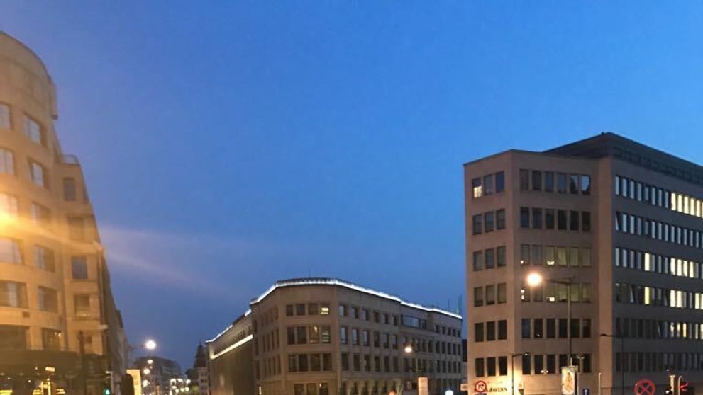 Okolie železničnej stanice v Bruseli