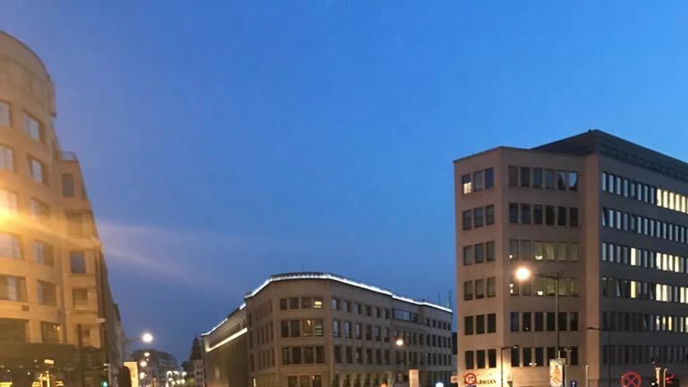 Okolie železničnej stanice v Bruseli