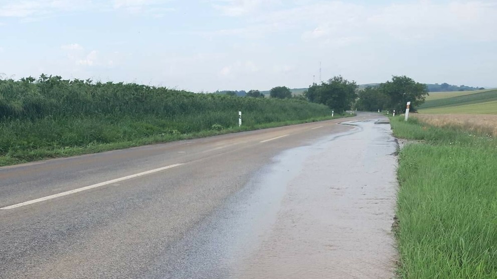 Záplavy na Záhorí.