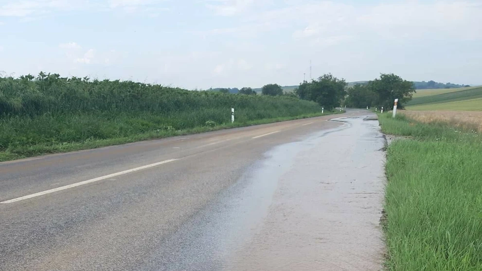 Záplavy na Záhorí.