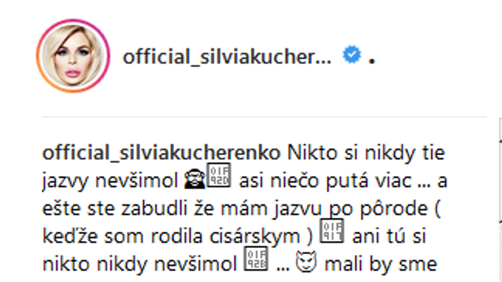 Silvia Kucherenko sa pustila do novinárky.