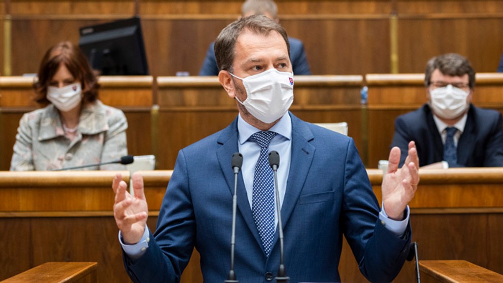 Premiér Igor Matovič.