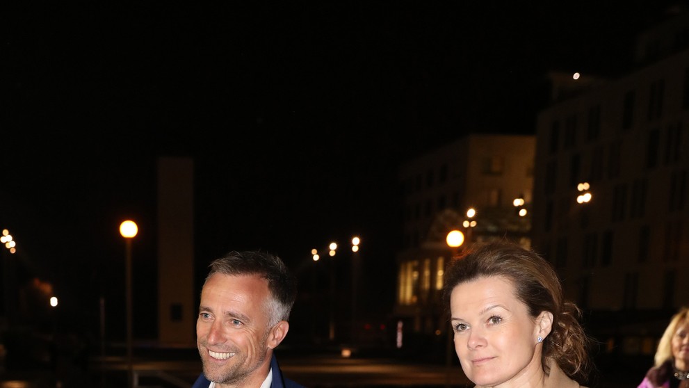 Tréner Maroš Molnár s manželkou