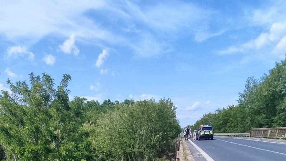 Pád mosta na železničnú trať